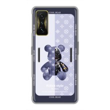 Круті Чохли Луі Віттон для Xiaomi POCO F4 GT (AlphaPrint) (Медведик LV)