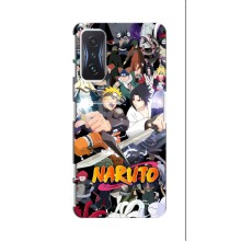 Купить Чехлы на телефон с принтом Anime для Поко Ф4 GT (Наруто постер)