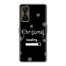 Рождественские, Праздничные Чехлы для Поко Ф4 GT (Christmas loading)