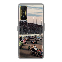 Чехол с прнтом Формула 1 на Xiaomi POCO F4 GT – Гонка Формула-1