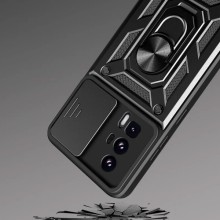 Ударопрочный чехол Camshield Serge Ring для Xiaomi Poco F5 Pro / Redmi K60 / K60 Pro – Черный