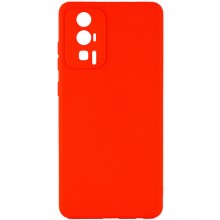 Силиконовый чехол Candy Full Camera для Xiaomi Poco F5 Pro – Красный