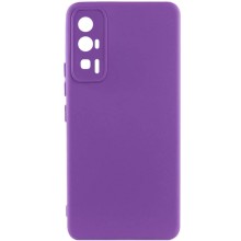 Чехол Silicone Cover Lakshmi Full Camera (A) для Xiaomi Poco F5 Pro (Фиолетовый)