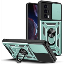 Ударопрочный чехол Camshield Serge Ring для Xiaomi Poco F5 Pro / Redmi K60 / K60 Pro – Зеленый