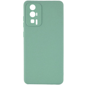 Силиконовый чехол Candy Full Camera для Xiaomi Poco F5 Pro (Зеленый)