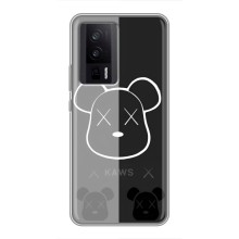 Чехлы для Xiaomi POCO F5 Pro - Bearbrick Louis Vuitton (PREMIUMPrint) (БеарБрик глаза)