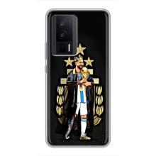 Чехлы для Xiaomi POCO F5 Pro (Leo чемпион) (AlphaPrint) (Месси Король)
