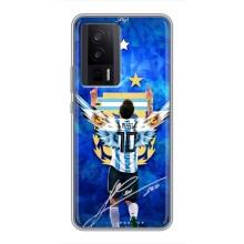 Чехлы для Xiaomi POCO F5 Pro (Leo чемпион) (AlphaPrint) (Месси сборная)