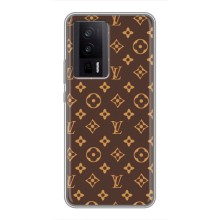 Чехлы Луи Витон для Xiaomi POCO F5 Pro (AlphaPrint - LOUIS VUITTON) (фон LOUIS VUITTON)