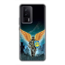 Чехлы с картинкой ЗСУ для Xiaomi POCO F5 Pro (AlphaPrint) (Солдат ЗСУ)