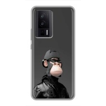 Чехлы с Обезьянами NFT для Xiaomi POCO F5 Pro (AlphaPrint) (стильная обезьяна NFT)