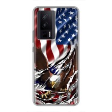 Чехол Флаг USA для Xiaomi POCO F5 Pro – Флаг USA