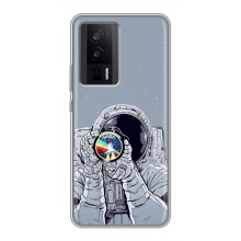 Чехол NASA для Xiaomi POCO F5 Pro (AlphaPrint) (Космонавт фото)
