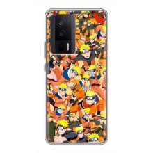 Чохли з принтом НАРУТО на Xiaomi POCO F5 Pro (Коллаж Наруто)