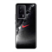 Чехол для Xiaomi POCO F5 Pro - с принтом Найк (AlphaPrint) (Найк красный)