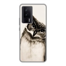 Чехол с птицами на Xiaomi POCO F5 Pro (VPrint) (Сова)