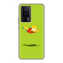 Чехол с Симпсонами для Xiaomi POCO F5 Pro (VPrint) (Барт Симпсон)