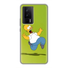 Чехол с Симпсонами для Xiaomi POCO F5 Pro (VPrint) (Гомер Симпсон)