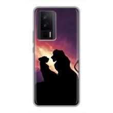 Чехол Король лев на Поко Ф5 Про – Симба и Налу