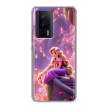 Чехол Рапунцель для Xiaomi POCO F5 Pro (Рапунцель в замке)