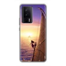 Чехол с мультфильмом Моана Xiaomi POCO F5 Pro (Моана в море)
