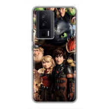Чехол как приручить дракона на Xiaomi POCO F5 Pro – Персонажи дракона