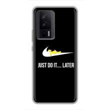 Чехол с логотипом Найк на Xiaomi POCO F5 Pro – Nike just do it