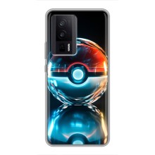 Чехол с Пикачу на Xiaomi POCO F5 Pro (Мяч Пикачу)