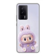 Чехол с принтом Лабубу для Xiaomi POCO F5 Pro – Фиолетовый Лабубу