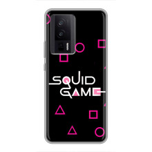 Чехол Гра в кальмара для Xiaomi POCO F5 Pro – Логотип игры кальмара