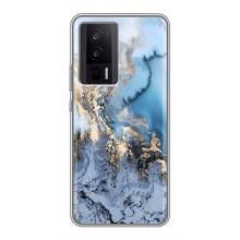 Мраморный чехол на Xiaomi POCO F5 Pro (VPrint) (Нежный мрамор)