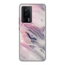 Мраморный чехол на Xiaomi POCO F5 Pro (VPrint) (Пурпурный Мрамор)