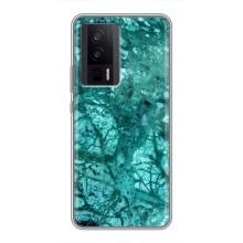 Мраморный чехол на Xiaomi POCO F5 Pro (VPrint) (Зеленый мрамор)
