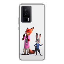 Силіконовий чохол з принтом Зоотрополіс для Xiaomi POCO F5 Pro – Джуді і Нік