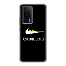 Силиконовый Чехол на Xiaomi POCO F5 Pro с картинкой Nike (Later)