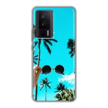 Силиконовый чехол с КАРТИНКАМИ лето для Xiaomi POCO F5 Pro (AlphaPrint) (Взгляд лето)