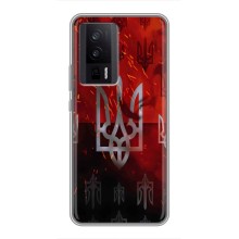 Украинские Чехлы для Xiaomi POCO F5 Pro с картинкой УПА (AlphaPrint) (ГЕРБ УПА)