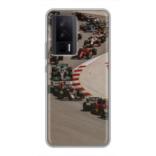 Чехол с прнтом Формула 1 на Xiaomi POCO F5 Pro – Боліди на трасі