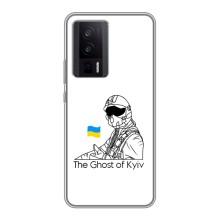 Защитные чехлы (Призрак Киева) для Xiaomi POCO F5 Pro (AlphaPrint) (Летчик Киева)