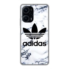 Чохли Адидас для Xiaomi POCO F5 (AlphaPrint) (Адідас на мраморі)