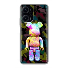 Чехлы для Xiaomi POCO F5 - Bearbrick Louis Vuitton (PREMIUMPrint) (Яркий Bearbrick)