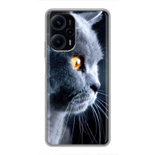 Чехлы с Котиками для Xiaomi POCO F5 (VPrint) (Серый Кот)