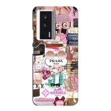 Чохол (Dior, Prada, YSL, Chanel) для Xiaomi POCO F5 – Брендb
