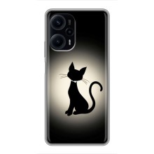 Чехол с принтом для Xiaomi POCO F5 (AlphaPrint) Модные коты – Силуэт котика