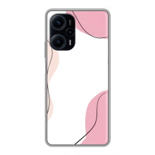 Чехол цветочный дизайн для Xiaomi POCO F5 – Розовый фон