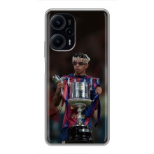 Чехол с футболистом Ламин Ямаль Xiaomi POCO F5 (Ямал с кубком)