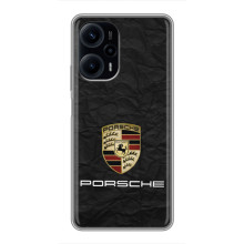 Чехол с авто Порше для Xiaomi POCO F5 – Логотип Порше