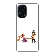 Чехол Рапунцель для Xiaomi POCO F5 (Рапунцель и Флин)