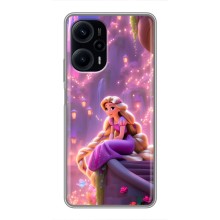 Чехол Рапунцель для Xiaomi POCO F5 (Рапунцель в замке)