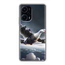 Чехол с мемом Тралалело тралала на Xiaomi POCO F5 (Бомбардини гусини)